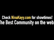 Lesbian Lovers Nina Kayy & Missy Martinez StrapOn Fuck! 1/16