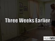 Sexy redheaded MILF gets cum on her big tits 4/16