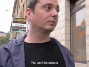 HUNT4K.  Blonde stops fighting with BF because stranger gives money 2/16