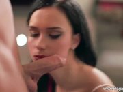 Brunette Sweetie Excellent Blowjob 3/16