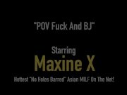 Lucky Cock Gets Asian Milf Maxine X & Her Blowjob Skills! 1/16