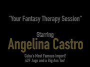 BBW Sex Therapist Angelina Castro Face Fucks A Cock! 1/16