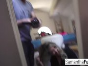 James Deen shows up on set and fucks Samantha 5/16
