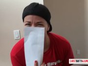 Tattooed Lesbian Pays the Price after a Game Lost by Getting a Tattoo 13/16