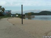 Blonde old granny ride stranger's cock public 1/16