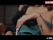 LETSDOEIT - Horny Teen Lesbians Share an Electric Toothbrush 6/16