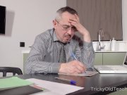 Cutie uses her body to pass the exam successfully 1/16