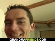 Busty mature plumper double penetration POV