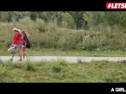 LETSDOEIT - Lesbian Hot Sex At The Picnic 2/16