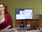 LOAN4K. Buxom ginger is fucked hard at casting performed by agent 5/16