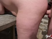 AgedLovE Mature got Fucked Hard on the Pavement 13/16