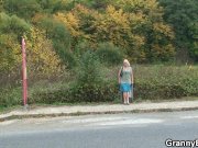 Old granny gets picked up and fucked 3/16