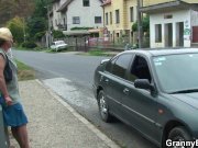 Old granny gets picked up and fucked 5/16