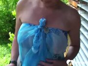 Busty MILF shows her pussy in a close-up 2/16