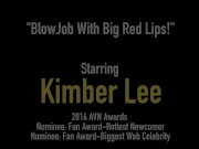 Red Lipped Cock Sucker Kimber Lee Blows A Dick POV! 1/16