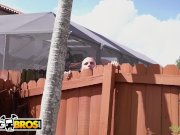 BANGBROS - Jmac Notices Kara Lee Sunbathing With Her Big Tits Hanging Out 1/16