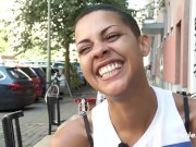 Ebony Amateur In Solo Outdoor Action 10/16