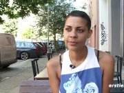 Ebony Amateur In Solo Outdoor Action 16/16