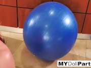 Injured Kayla gets a her feet worshipped by her girlfriend 16/16