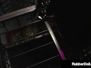 Hot Sybian Sex With RubberDoll Rubberella & Latex Slut! 7/16