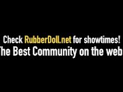 Dom Divas RubberDoll & Kendra James Dildo Fuck Under Neons! 1/16