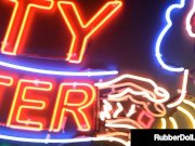 Dom Divas RubberDoll & Kendra James Dildo Fuck Under Neons! 5/16