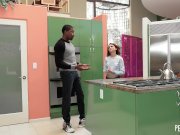 Tattooed Petite Hottie Lola Gets Carried Around And Impaled By A BBC 1/16