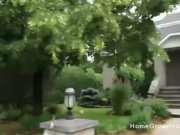 Fucking my busty girlfriend and the real estate agent 1/16