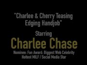 Milf Charlee Chase & Babe Cherry Morgan Tease A Cock To Cum! 1/16