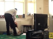 Bound submissive throated 5/16