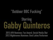 Mexican Milf Gabby Quinteros Fucks Black Cock Outside! 1/16