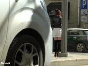 Look under my skirt. Jeny Smith spinning in a miniskirt in public 6/16