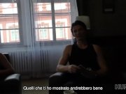 HUNT4K. Chick accetta il sesso per soldi anche di fronte al fidanzato 1/16