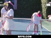 BFFS - Sexy Girls Get Horny For Trainers Big Juicy Cock 1/16