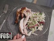 Blonde Brittany Benz gets face fucked pov and spits cum - MOFOS 3/16