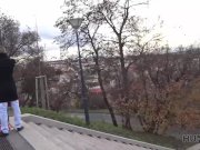 HUNT4K. Coquettish babe with nice piercing is ready to fuck for cash 3/16