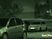 Caught Pissing On Night Vision 1/16