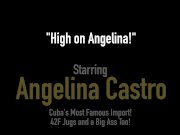 BBW Cuban Angelina Castro StrapOn Fucks BBW Harmonie Marquis 1/16