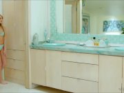 Lovely Scarlett Sage tease in the bathroom until she feels to masturbate 1/16