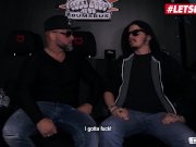 LETSDOEIT - Horny German Hotties Ride A Mature Cock In The Sex Bus 5/16
