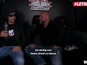 LETSDOEIT - Horny German Hotties Ride A Mature Cock In The Sex Bus 7/16