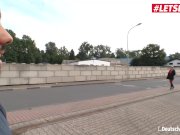 LETSDOEIT - Horny German Thot Gets Picked Up On The Street To Get Fucked 1/16