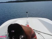 HD tiny thai teen heather deep deepthroats monster cumshot on boat 1/16