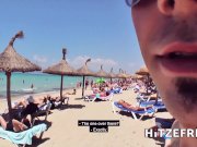 HITZEFREI Sydney Love picked up and fucked on the beach 2/16