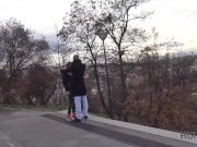 HUNT4K. Man should watch how his girlfriend has sex for money 3/16