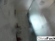 Pierced Olivia washes off after a long day 11/16