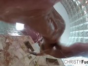 Hot Shower BTS Fun With Christy, Dahlia and Ivan 7/16