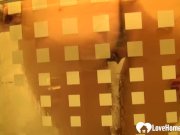 Beautiful chick loves to tease while showering 2/16