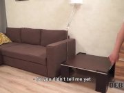 Debt4k. Blonde Maria Hurricane took out a loan for furniture and now needs 2/16