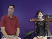 Older guy gets bent over and pegged with a big dildo 3/16